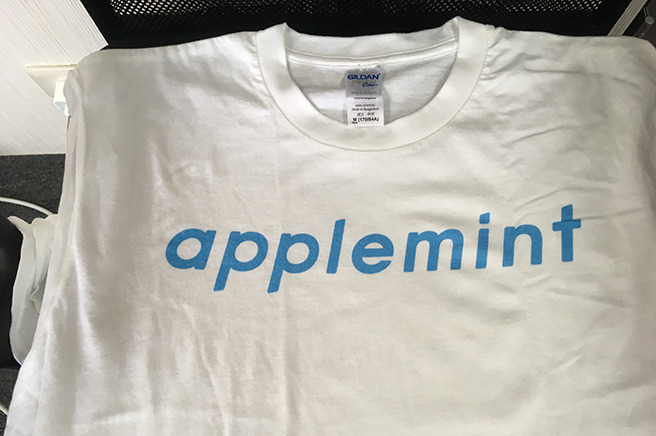 applemint656 1 in 台湾の自作T-シャツサイトでT-シャツを作ったら...
