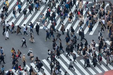 人混みの写真