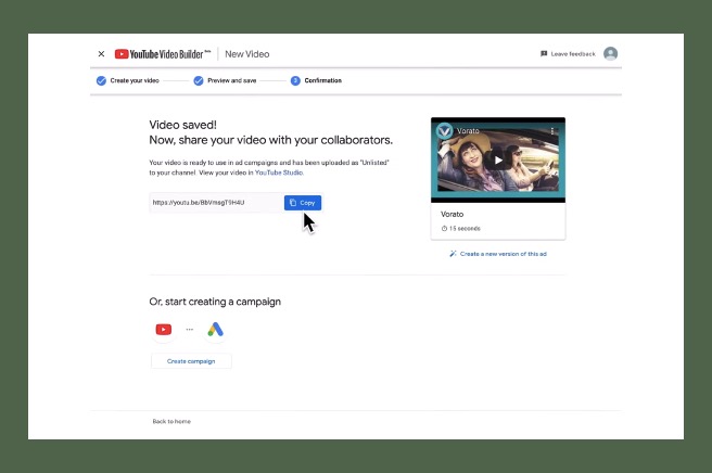 Video Builder 預覽、儲存、分享 in 免經驗無痛上手!用 YouTube Video Builder 製作免費動畫影片
