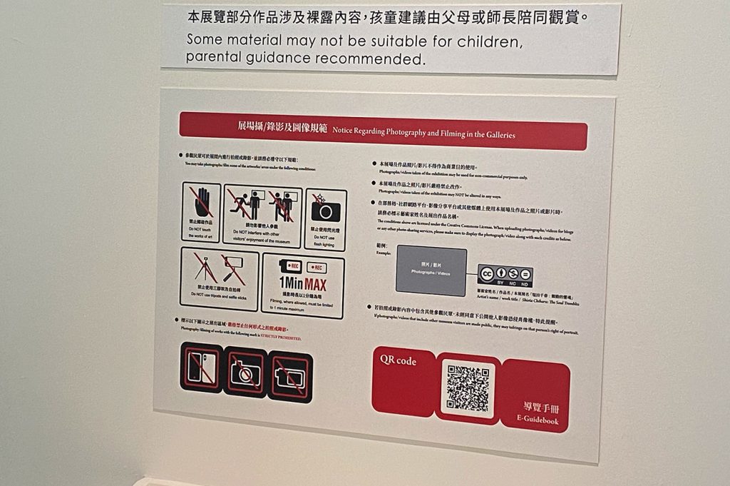 rule 1 in 【超速報】塩田千春展:魂がふるえるin台北美術館