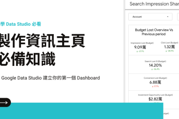 google data studio basic 1 in 初學 Google Looker Studio 必看，製作資訊主頁 (Dashboard) 必備知識