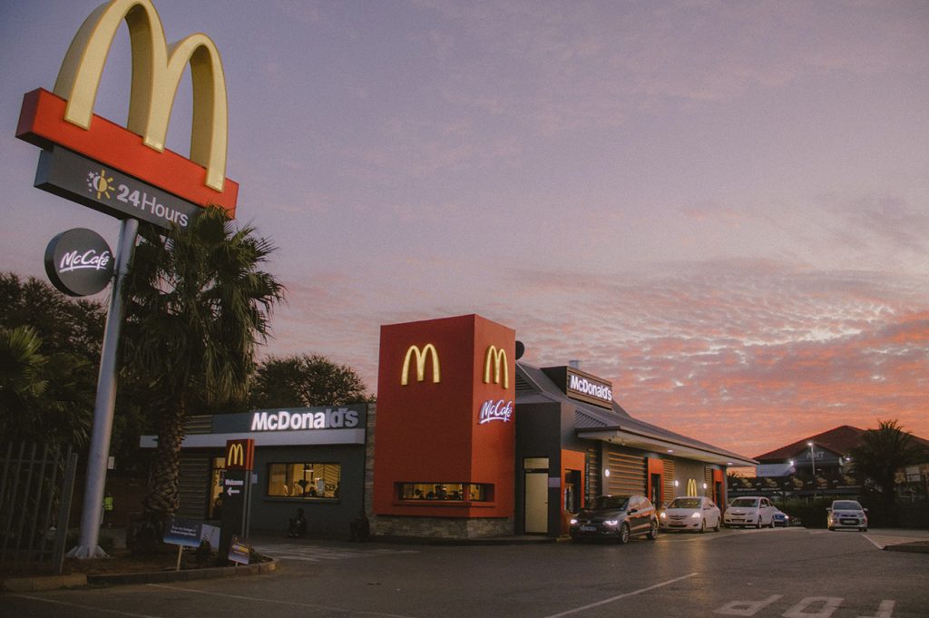 mcdonalds in applemint の3段ロケット