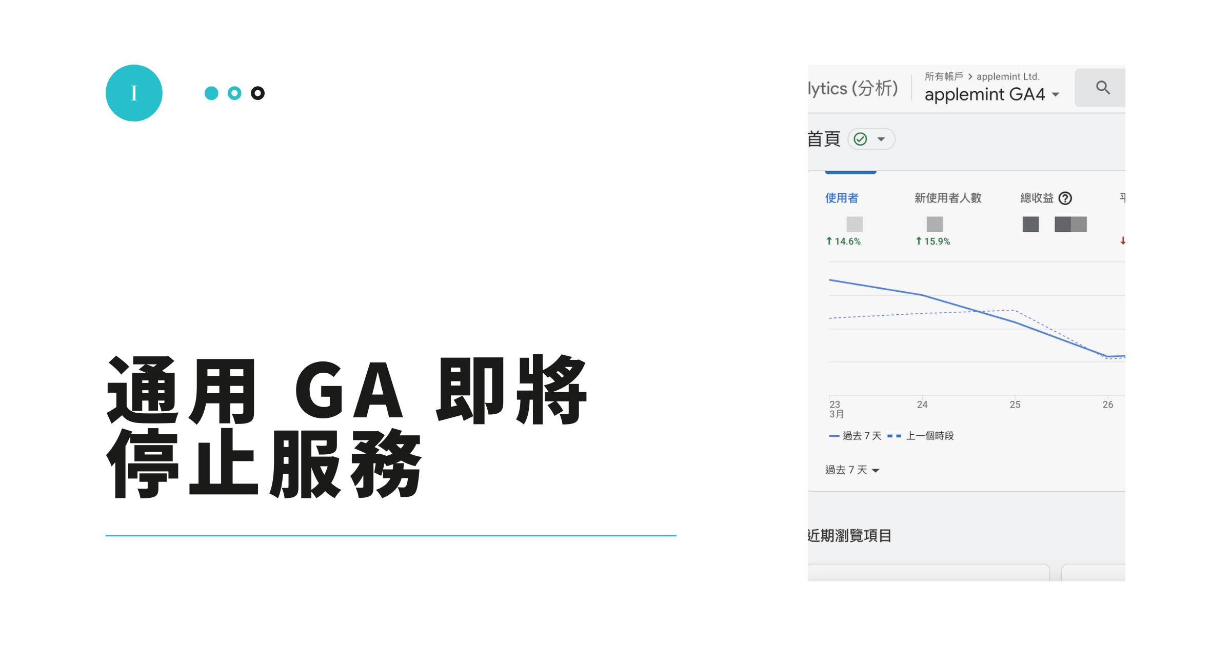 universal google analytics termination in [GA4] 通用 GA (Universal Google Analytics) 即將停止服務