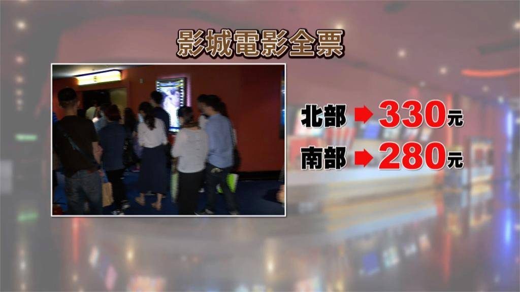 その2. 一般消費財の物価:台北 映画館 400元 VS 台南 映画館 270元