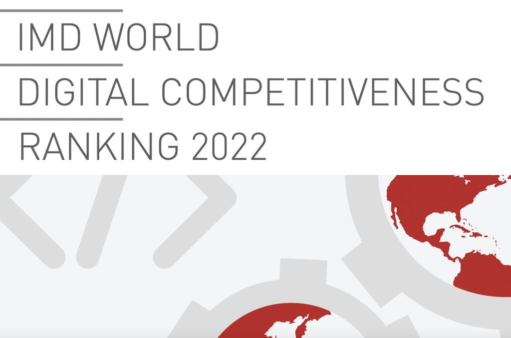 imd world digital competitiveness ranking 2022 in 數位競爭力排名：台灣數位產業有機會進入日本市場嗎？
