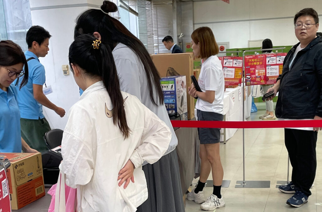 台湾イベントの集客の様子