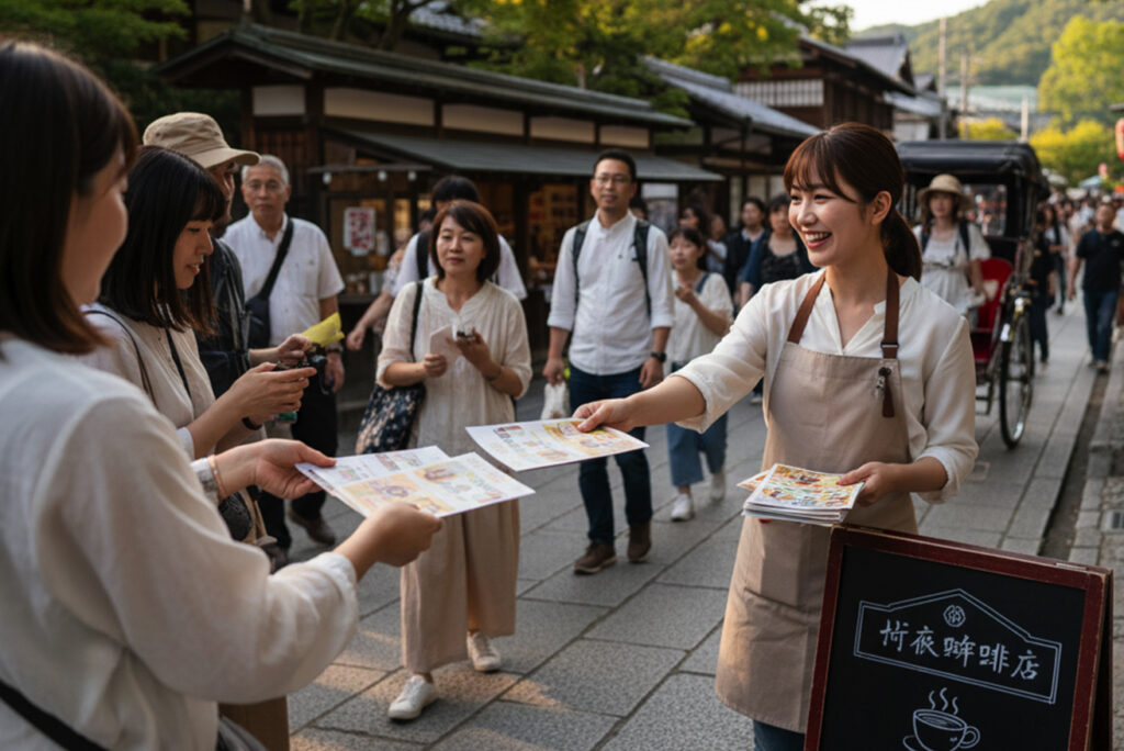 cafe集客 in そこへの台湾人観光客集客ってデジタルじゃない方が良くないですか?と思った話