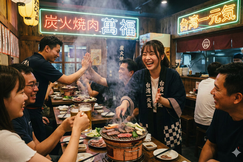 焼肉AI in 【やたらサービスがいい台南の焼肉屋】日本式やりがいの通じない世界