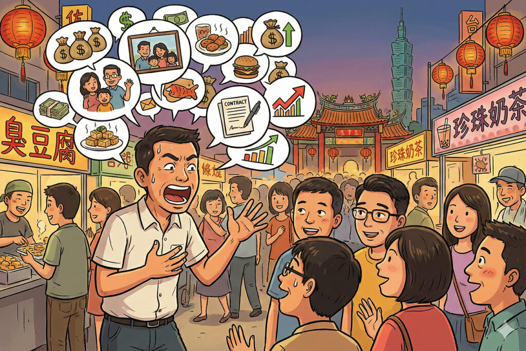 喋る in 【ザ・台湾の営業スタイル】日台文化の違い